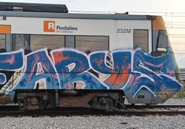tren rodalies pintada calders