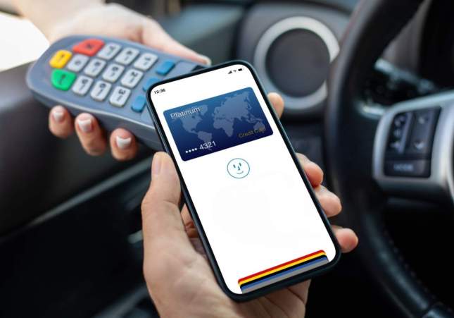 pago móvil peaje datafon coche