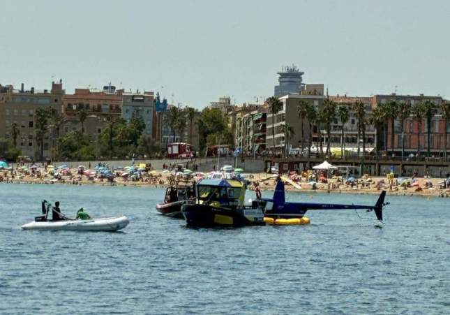 helicopter platja barceloneta