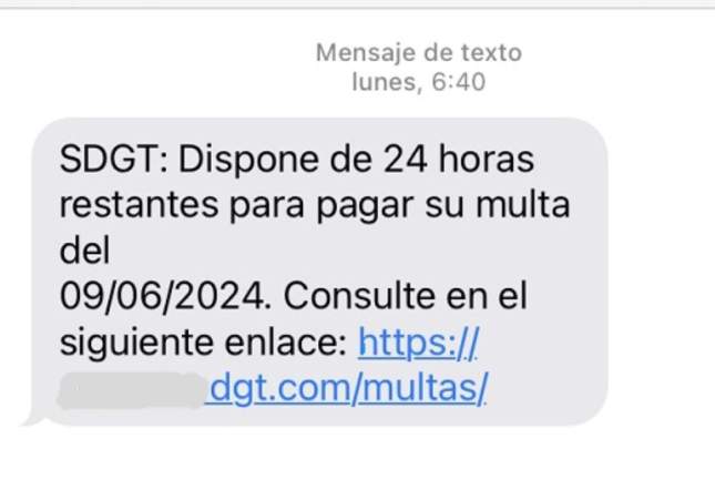 SMS DGT Fals
