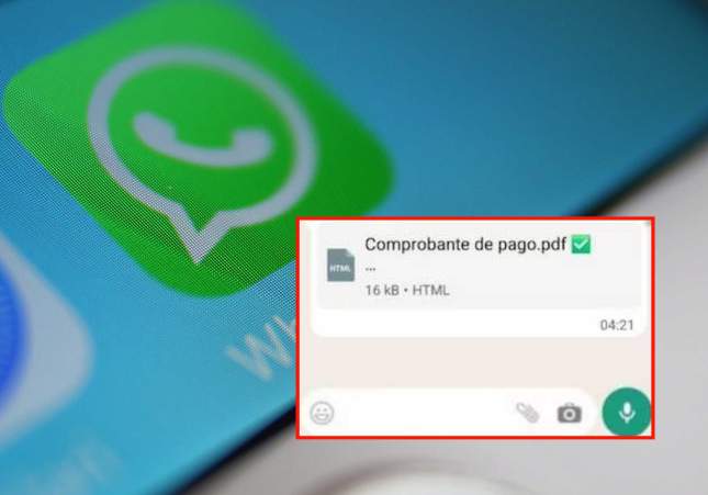 estafa whatsapp comprobante pago
