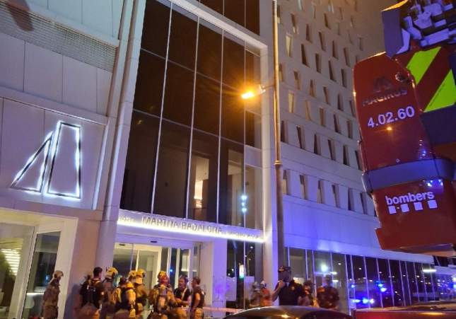 fals incendi hotel de badalona