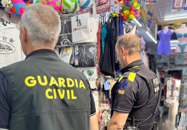 Policia Local Lloret de Mar Guàrdia Civil comerços