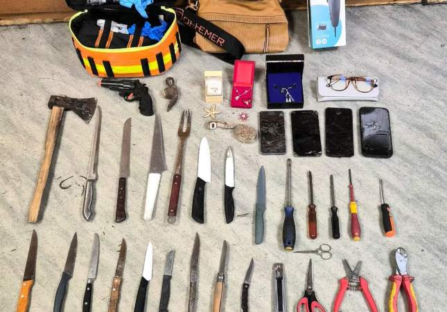 Objectes requisats durant l'operació del pla DAGA Objectes requisats durant l'operació del pla DAGA