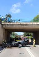 Accident cotxe Sant Cugat
