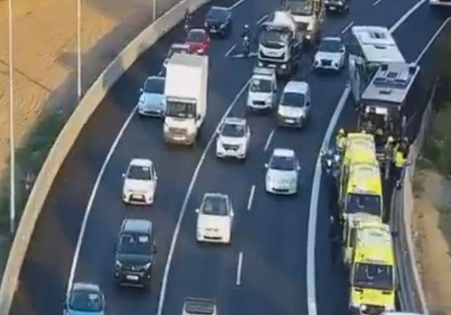 accident autobusos b-23 sant feliu de llobregat