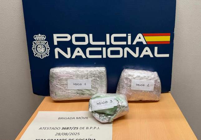 Paquets de cocaïna requisats