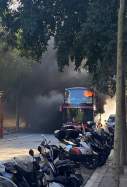 incendi bus barcelona