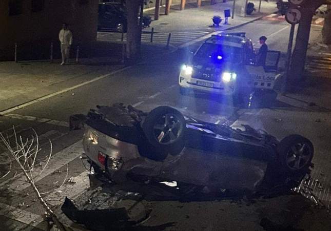 Accident de cotxe Castellar del Vallès