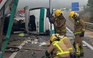 accident camions rajadell