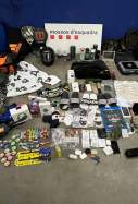 Objectes comissats Mossos dEsquadra Manlleu