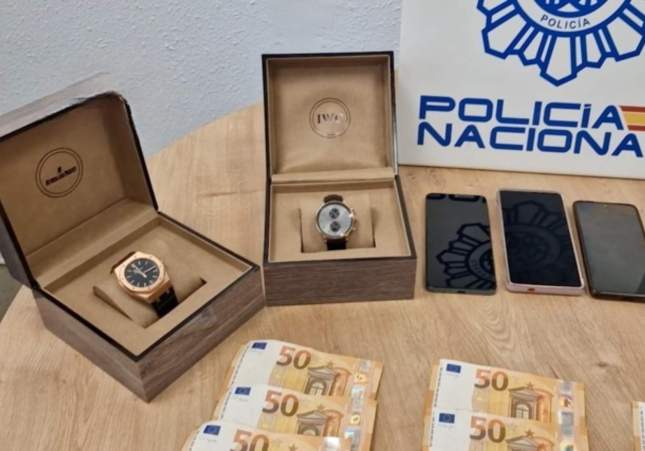 Rellotges robats a Casillas / Policia Nacional Rellotges robats a Casillas / Policia Nacional
