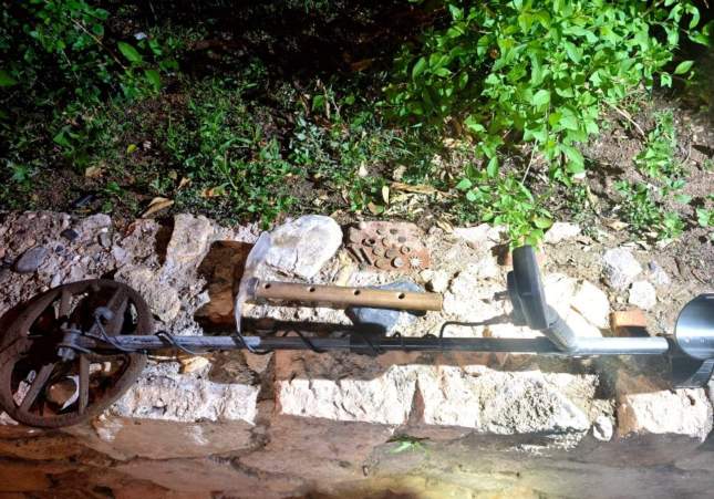 foto detector metalls monedes GUT