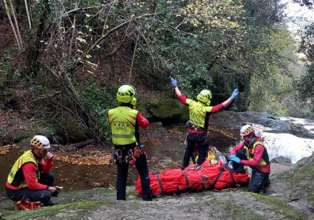 rescat bombers Vall d’en Bas