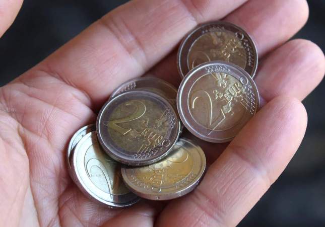moneda dos euros
