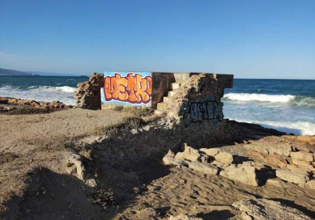 bunquer platja Garrucha