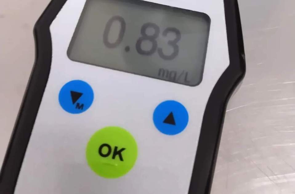 Resultat de la prova d'alcoholèmia