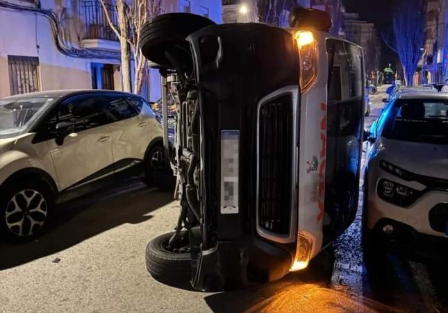 furgoneta bolcada hospitalet