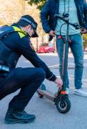 Guardia Urbana de Barcelona patinets elèctrics