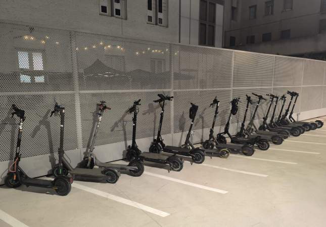 Imatge dels patinets requisats / Mossos d'Esquadra Imatge dels patinets requisats / Mossos d'Esquadra