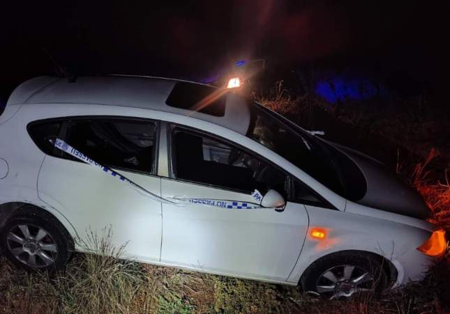 Imatge del cotxe afectat / Policia Local d'Igualada