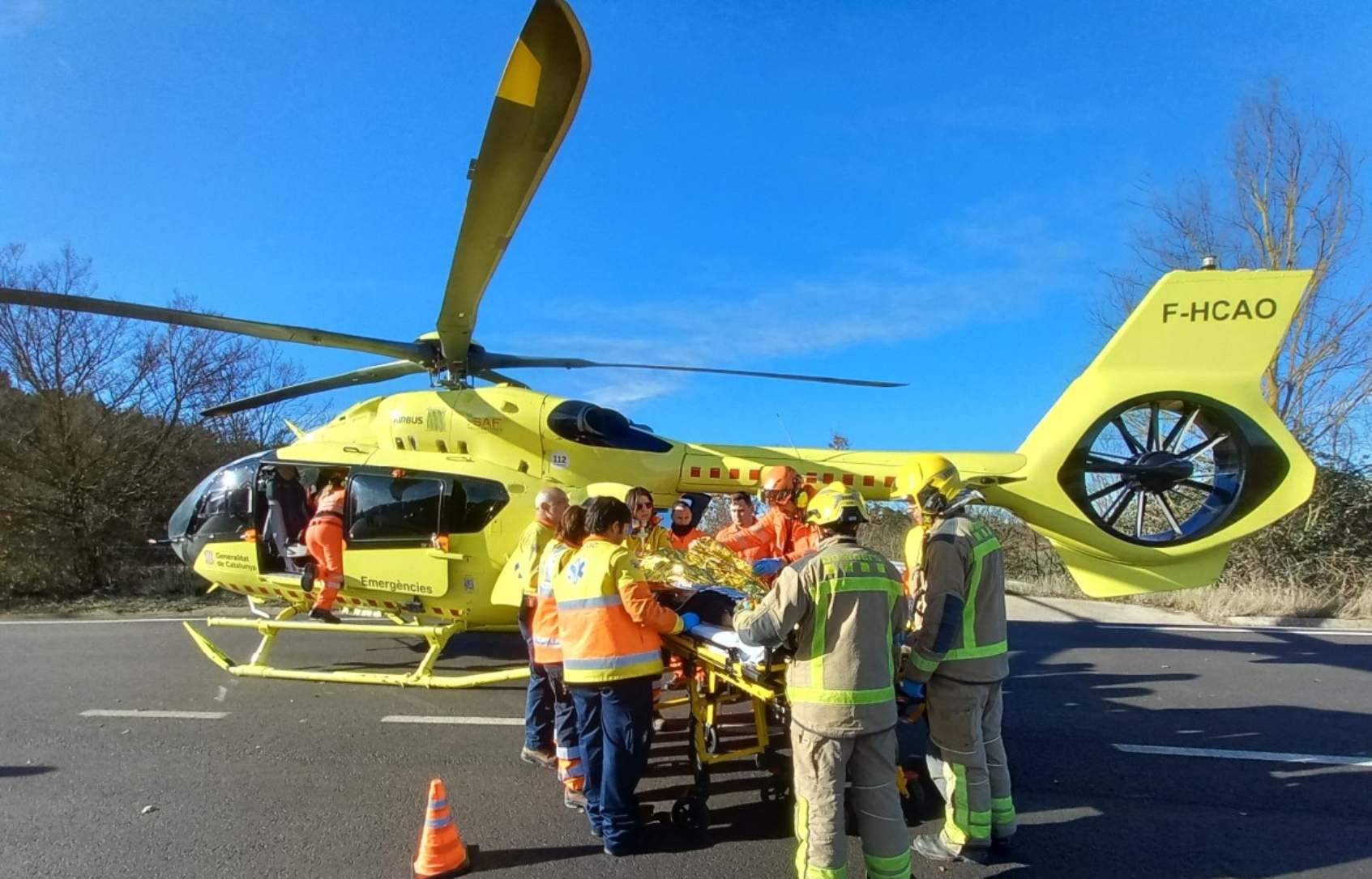 accident muntanyol ciclista helicòpter SEM