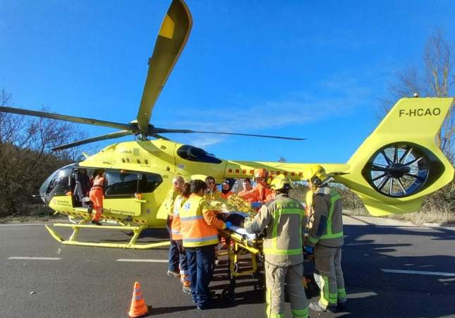 accident muntanyol ciclista helicòpter SEM
