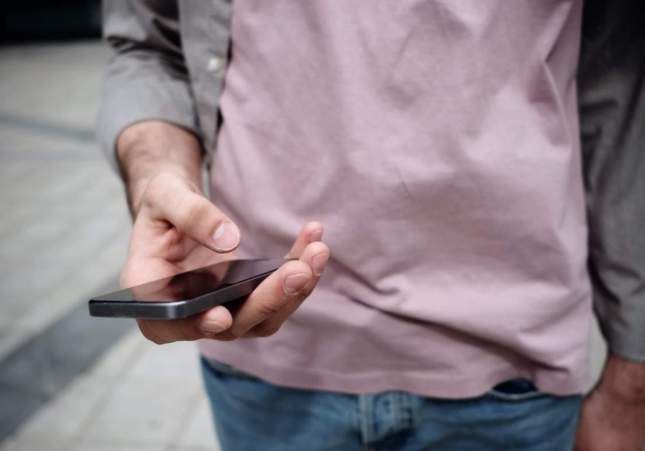 Telefono movil calle