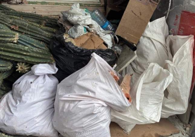 Imatge de les deixalles abandonades / Mossos d'Esquadra