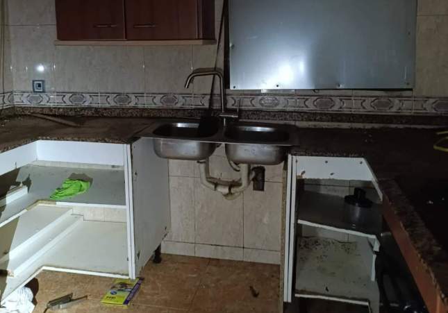 Imagen del domicilio ocupado / Policía Local de Santa Coloma de Gramenet