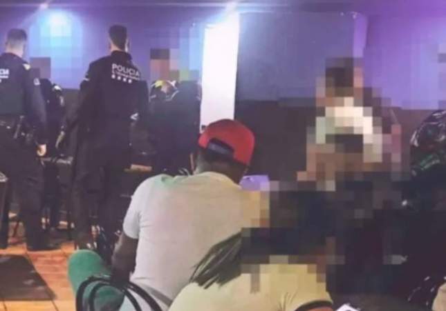 Imatge del casino clandestí / Guàrdia Urbana de l'Hospitalet de Llobregat