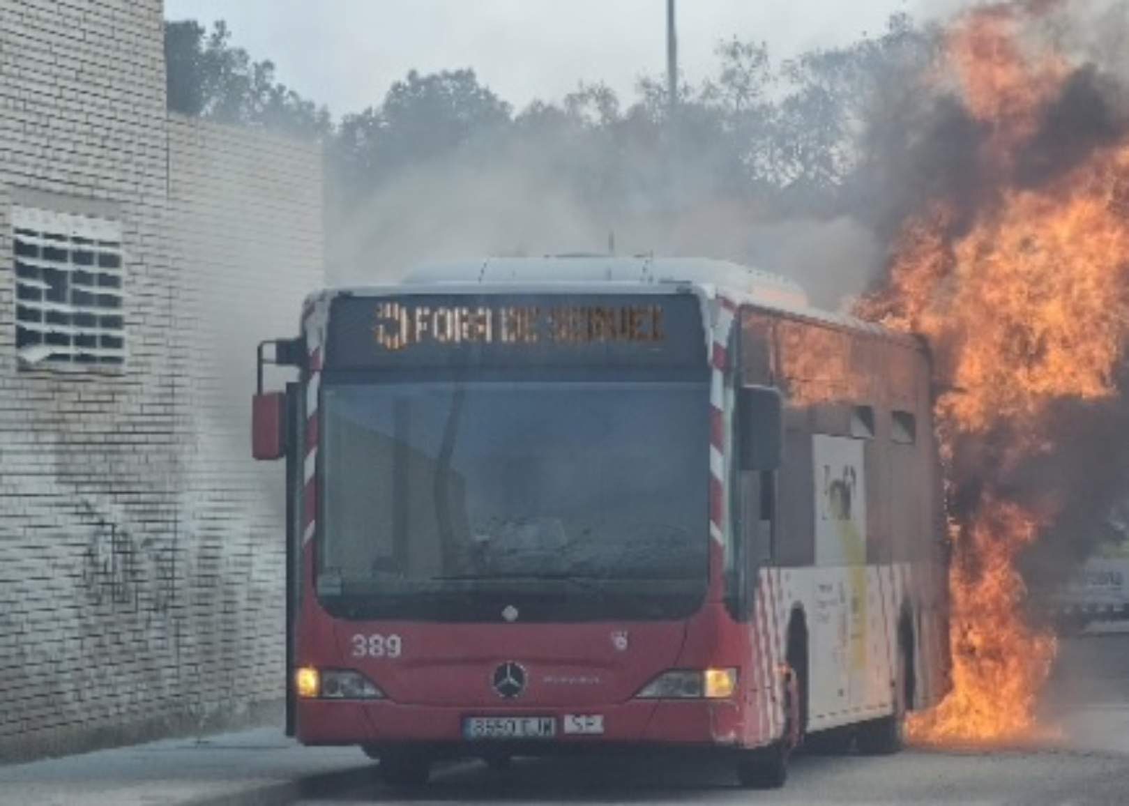 incendi bus tarragona