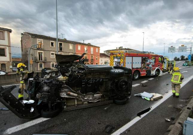 cotxe bolcat manresa