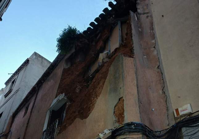 Imagen del edificio afectado / Bomberos