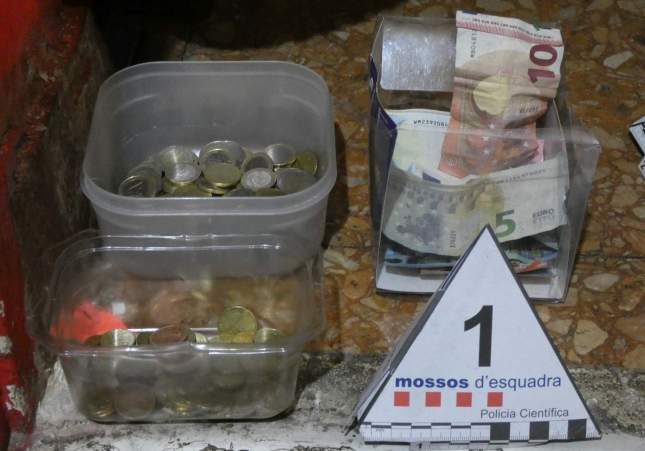 Diners trobats al narcopís de Salt / Mossos d'Esquadra