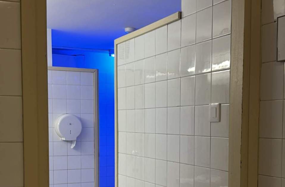 Interior del lavabo / Cedida Interior del lavabo / Cedida