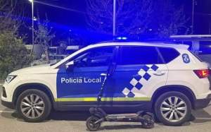 Policia Local Martorell patinet elèctric