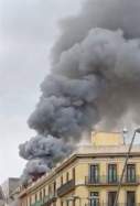 incendi plaça catalunya