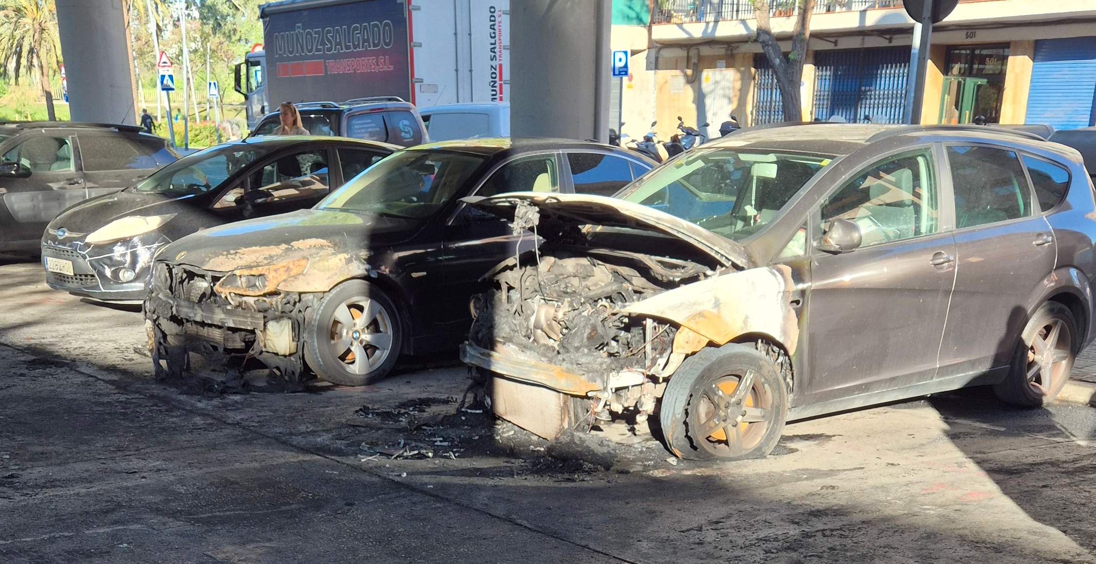 Estat del cotxes aquest matí