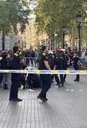 Apunyalament Guàrdia Urbana plaça catalunya barcelona   Cedida
