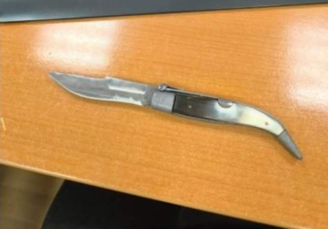 Una navalla requisada a Martorell / Policia Local de Martorell