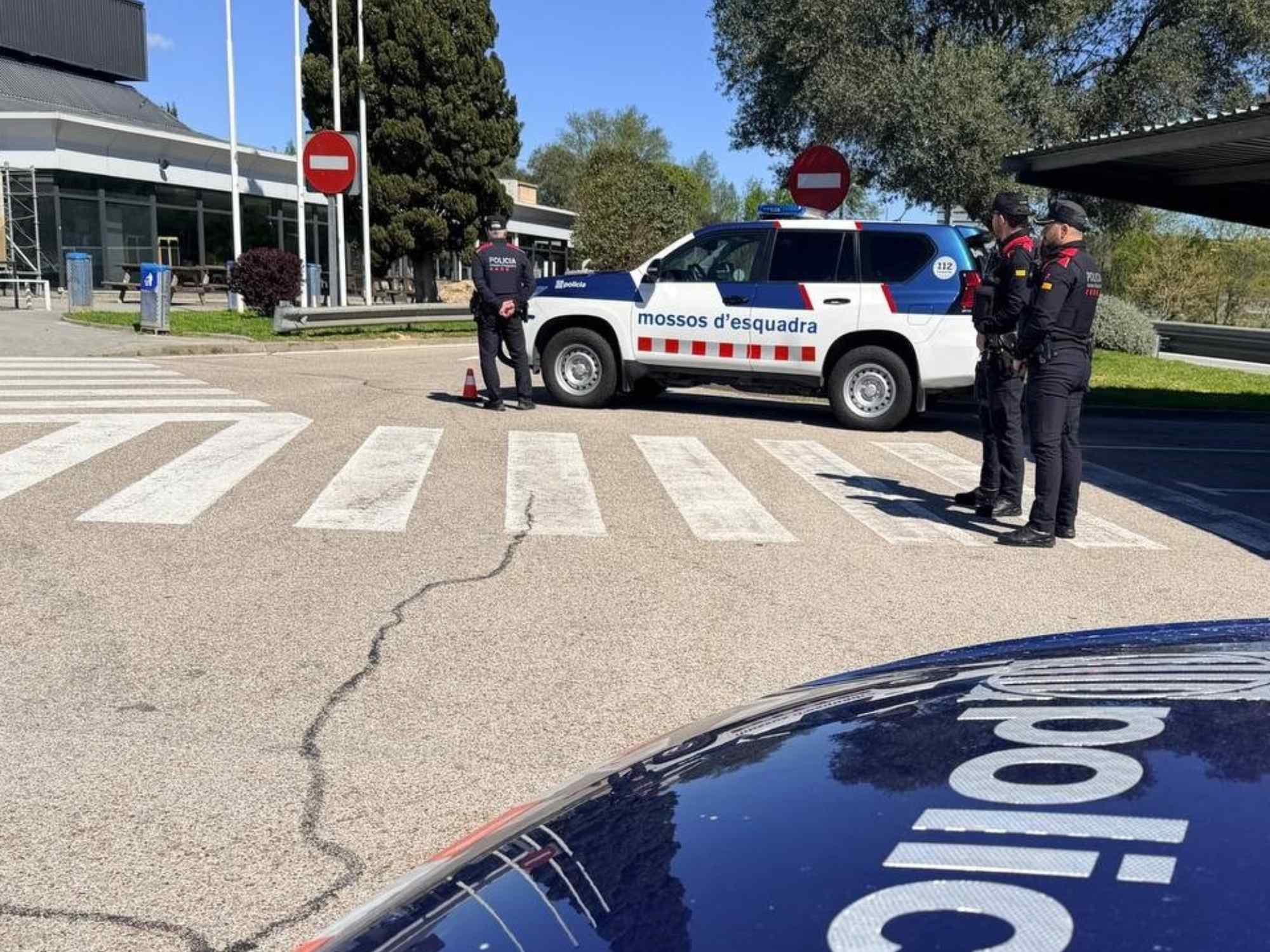 control mossos aparcament estacio