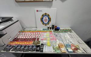 Drogues recuperades per la Guàrdia Urbana de Barcelona