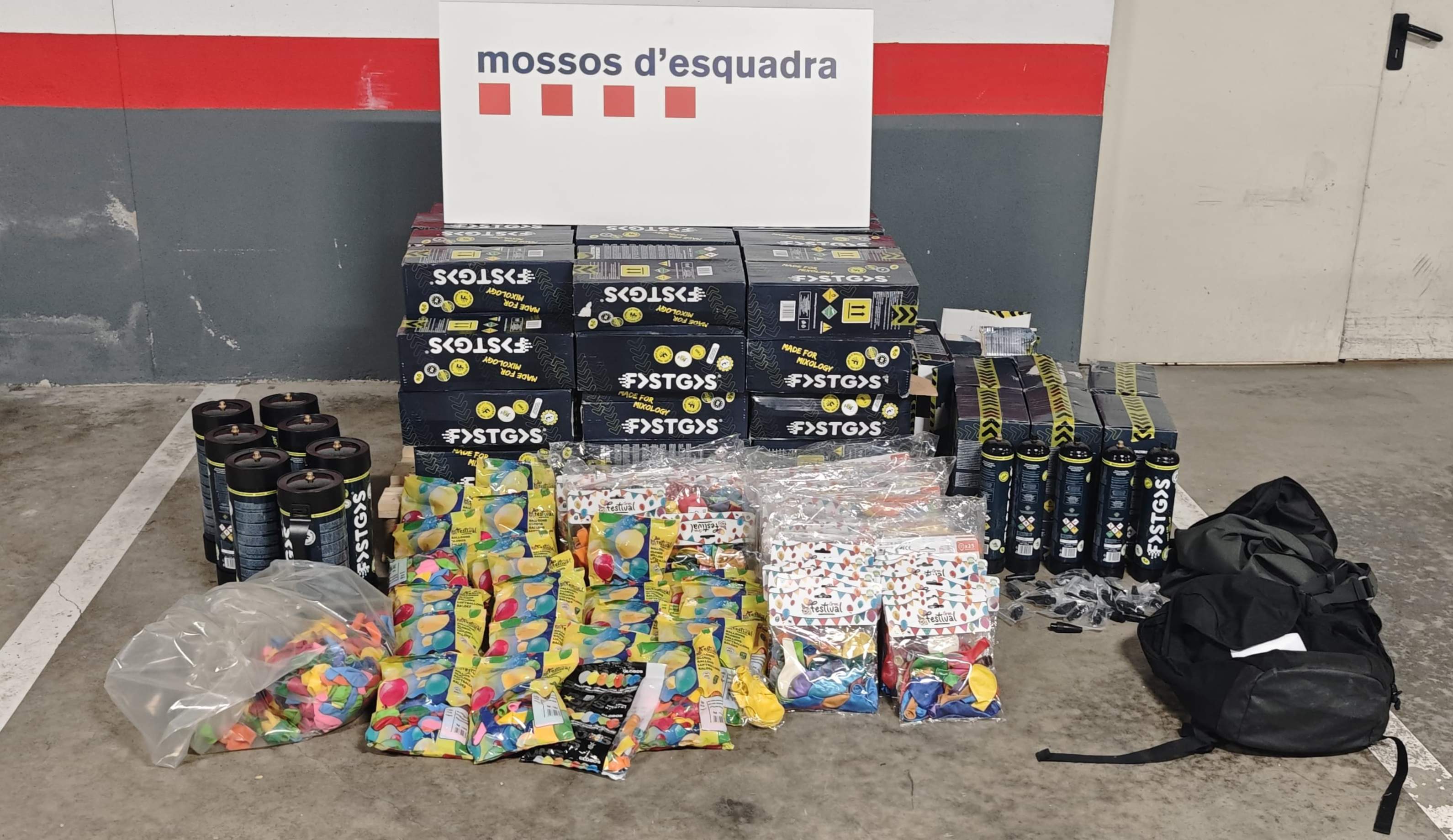 Gas del riure Mossos