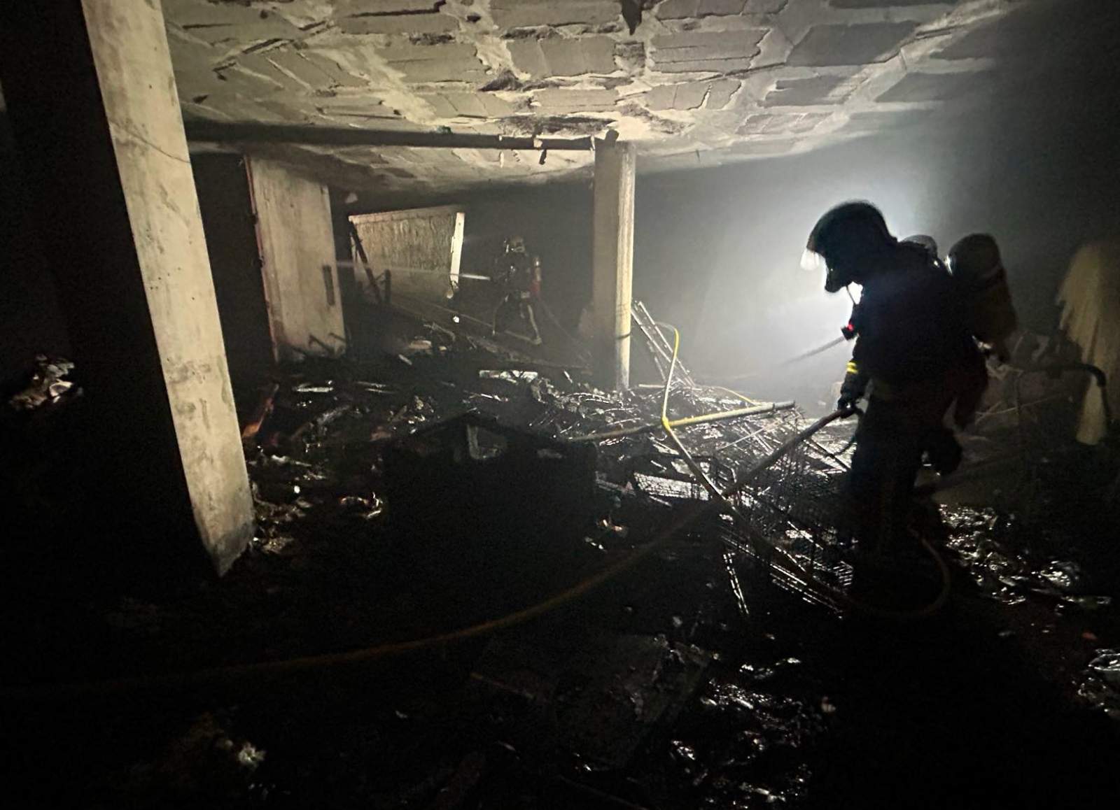 incendi edifici en construcció l'hospitalet