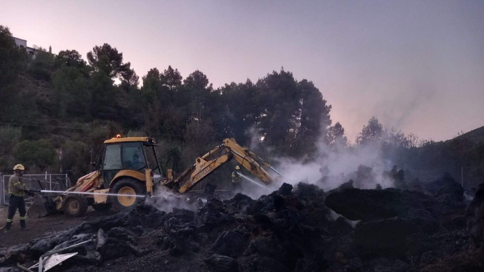 incendi al pont d'armentera