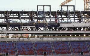 EuropaPress 6975807 views of the construction work on the spotify camp nou stadium on september