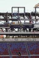 EuropaPress 6975807 views of the construction work on the spotify camp nou stadium on september