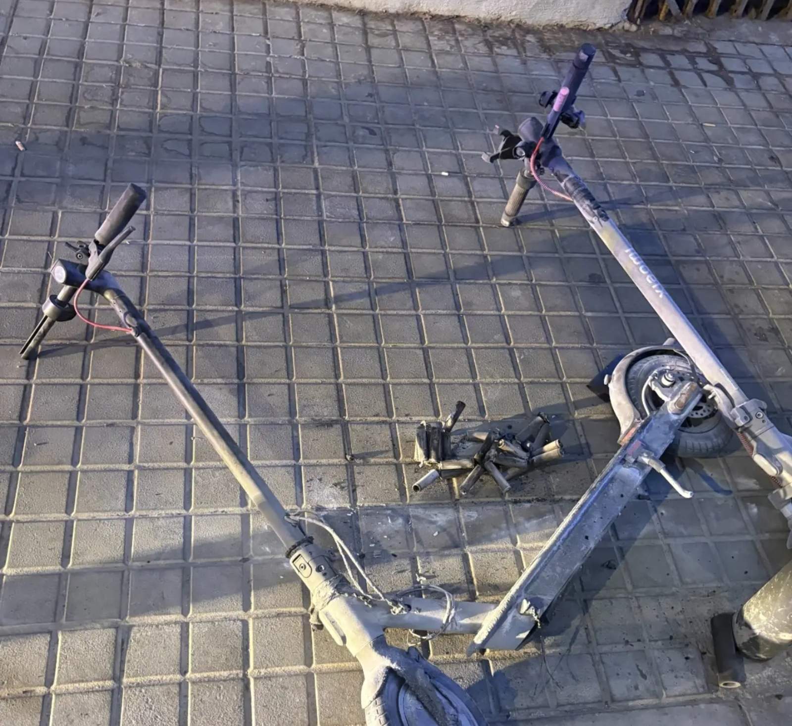 patinets elèctrics cremats l'hospitalet
