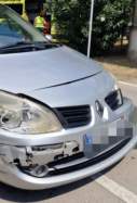Cotxe accidentat / Policia Local de Castelló d'Empúries